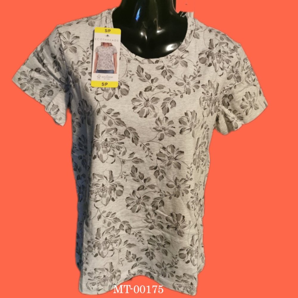 Ecothreads Women's Organic Cotton T-Shirt (Grey)